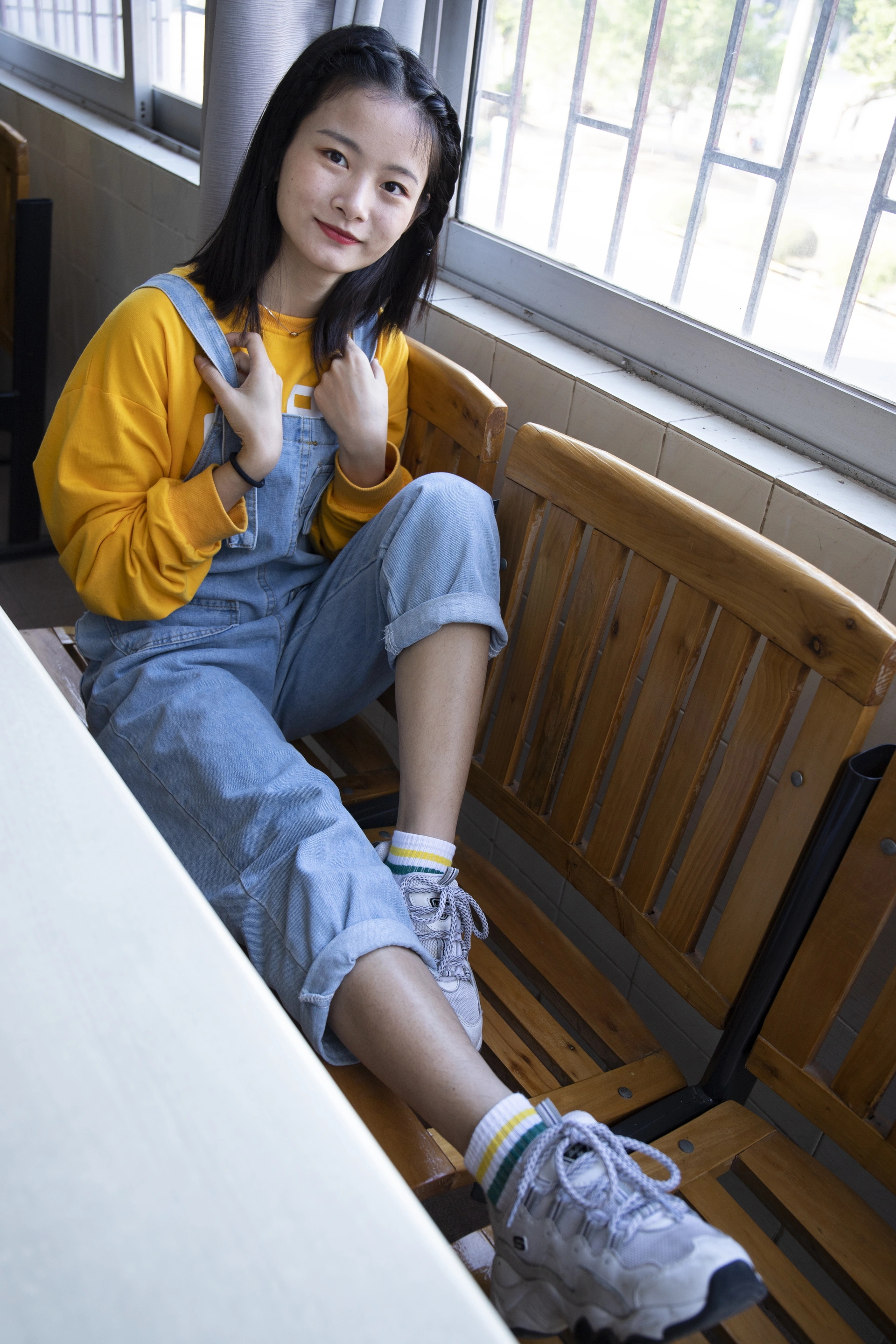 南国足艺 NO.019 刁钻的角度 四川妹子琳琳教室秀美脚 3